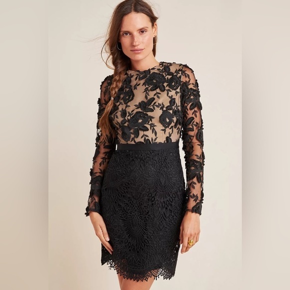 ML Monique Lhuillier Calypso Lace Dresss, size 2 - Picture 2 of 13